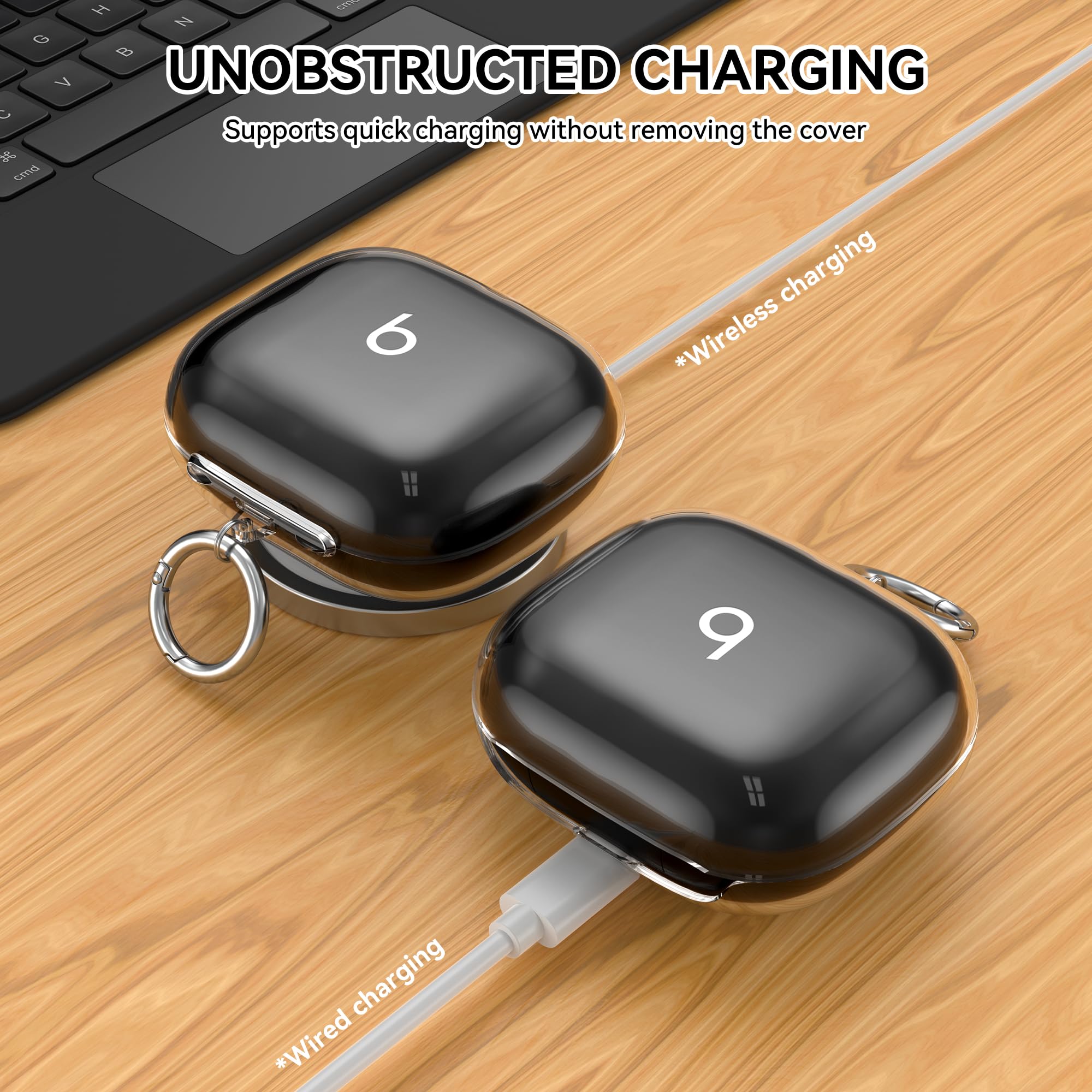 Amazon.com: TPU Case for Beats Powerbeats Pro 2 with Keychain,Anti